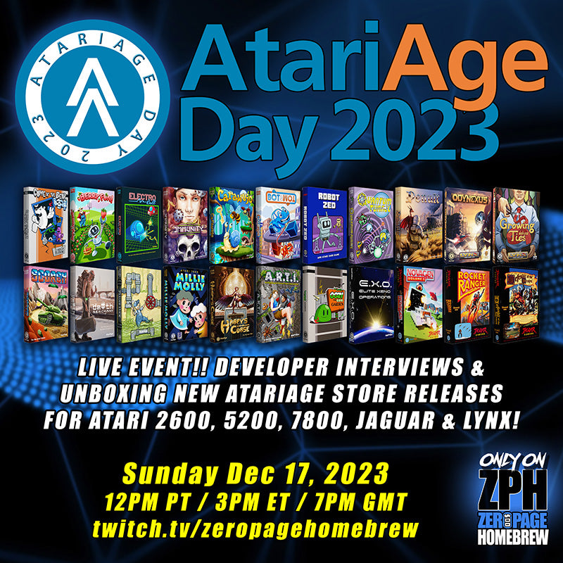 AtariAge Day 2023 at ZeroPage Homebrew!