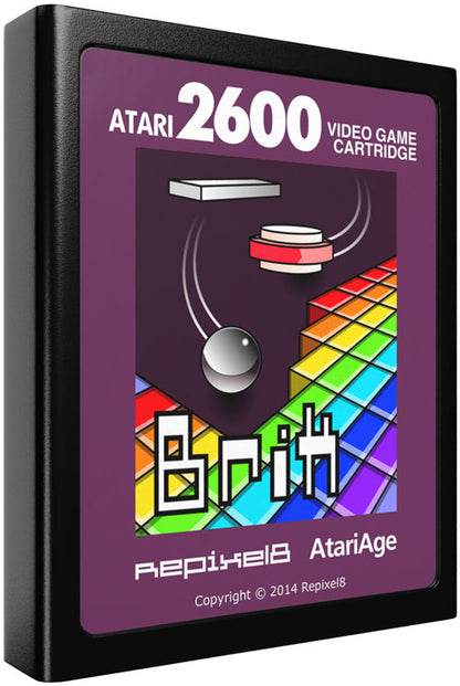 BRICK KICK - Cartouche Homebrew - Atari 2600 VCS style Pengo BRICK KICK - Cartouche Homebrew - Atari 2600 VCS style Pengo