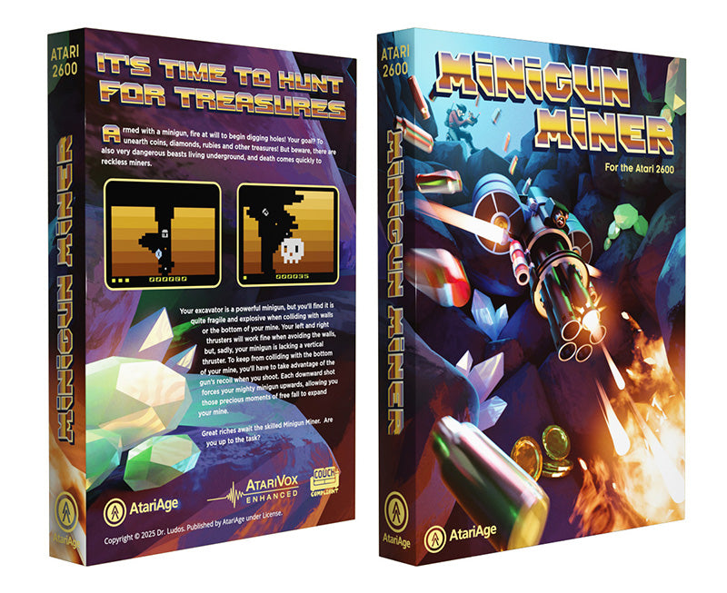 Minigun Miner - Atari 2600 – AtariAge Store