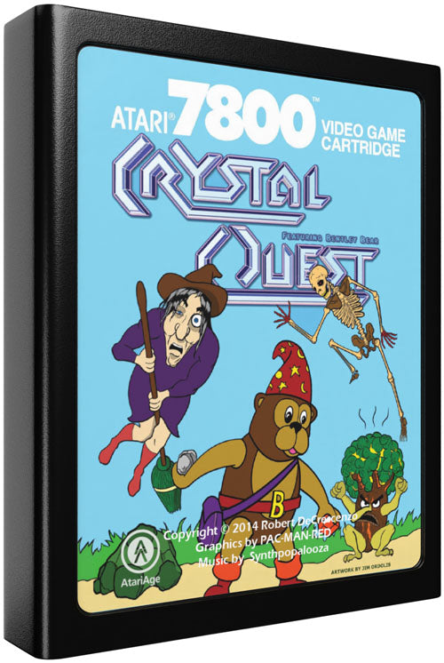 Bentley Bear's Crystal Quest (HOKEY Audio Included) - Atari 7800