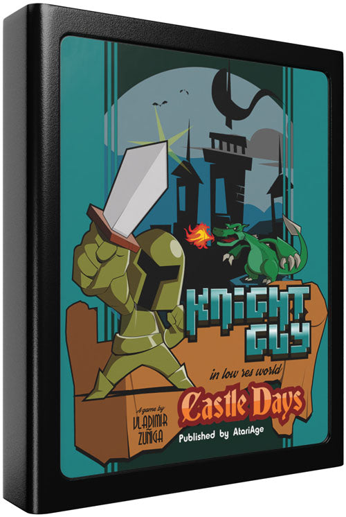 Knight Guy in Low-Res World - Castle Days - Atari 7800