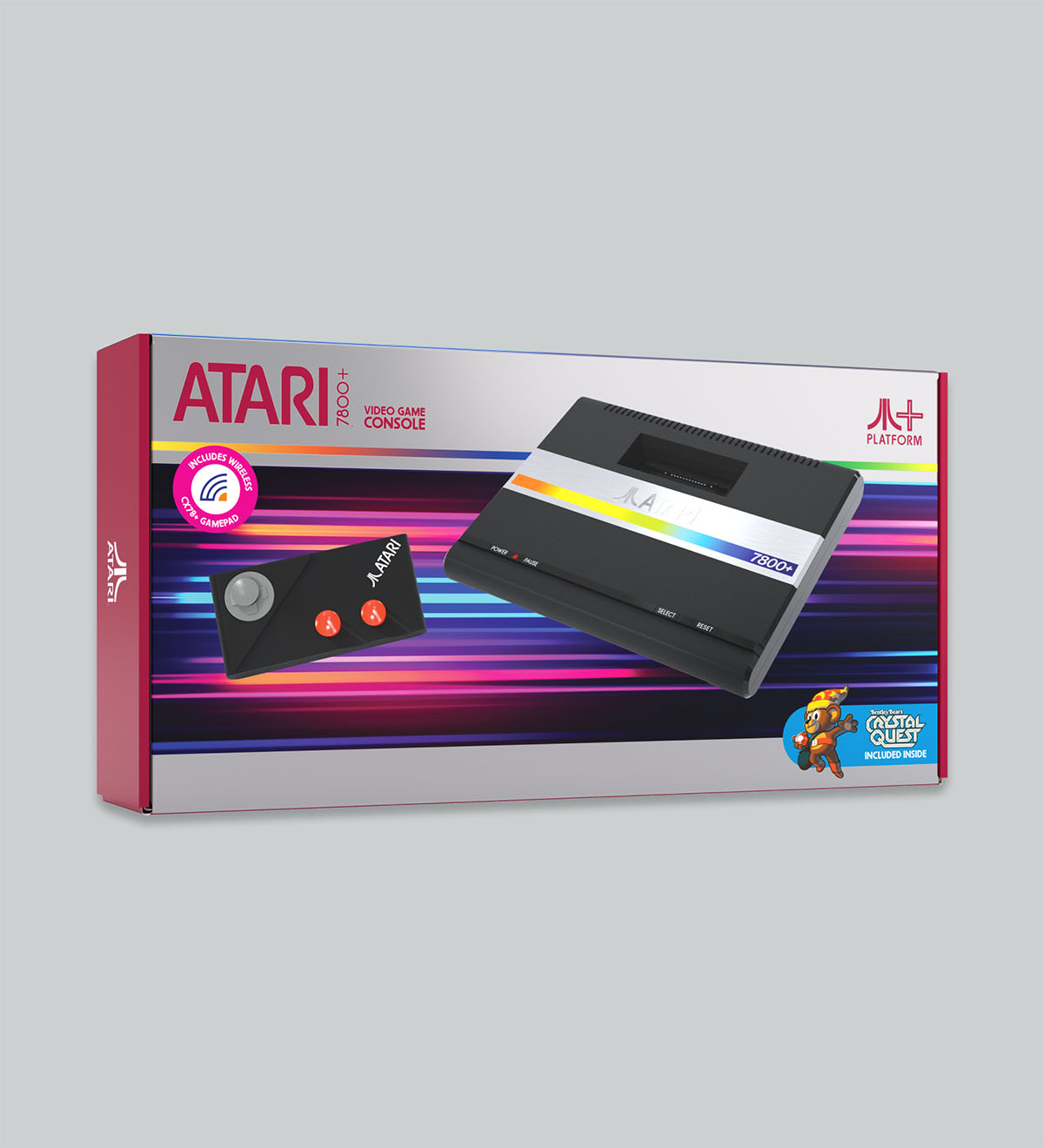 Atari 7800+ Console & Gamepad