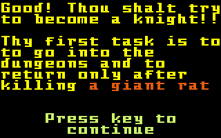 Akalabeth: World of Doom - Intellivision